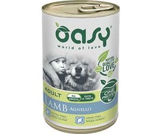Šunų maistas - Oasy One Protein Adult Medium/Large ėriena Wet 400g