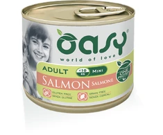 Šunų maistas - Oasy One Protein Adult Small/Mini lašiša 200g