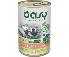 Šunų maistas - Oasy One Protein Adult Medium/Large lašiša Wet 400g