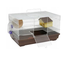 Panama Pet Panama Pet graužikų narvas 47x30x27 cm baltas / rudas