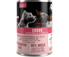 PET REPUBLIC Adult Medium &amp; Small lašiša - šlapias šunų maistas - 400g