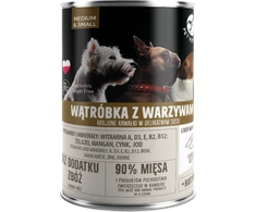 PetRepublic Šunų Maistas - Pet Republic Su Kepenėlėmis Ir Daržovėmis 400g