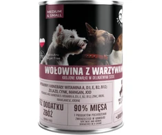 PetRepublic Šunų Maistas - Pet Republic Suaugusiems Vidutinio Ir Mažo Dydžio Šunims Su Mėsa Ir Daržovėmis 400g