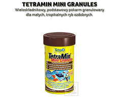 TetraMin MiniGranules 100ml pašaras mažoms žuvims