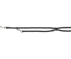 Trixie Cavo sklandžiai reguliuojamas - 18mm L-XL - Juoda ir sidabrinė