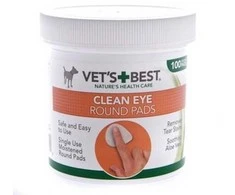 Vet's Best Clean Eye akių valymo servetėlės, 100 vnt