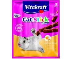 Kačių Skanėstai - Vitakraft CatStick Mini su Paukštiena ir Kepenėlėmis, 3 Vnt.