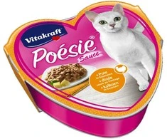 Drėgnas Kačių Maistas - Vitakraft Poesie Creation 85g Kalakutiena/Sūris