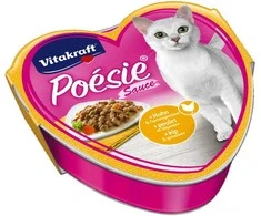 Vitakraft Chovex Sro VITAKRAFT POESIE CREATION, kačių konservuotas pašaras su vištiena ir daržovėmis, 85g