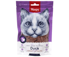 Skanėstas katėms WANPY, vytintos antienos juostelės, 80 g