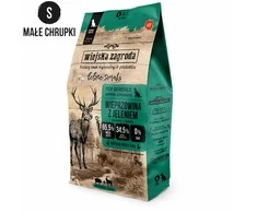 WIEJSKA ZAGRODA Forest Flavours Kiauliena su Elniena Crunchy S - sausas Maistas šunims - 9kg