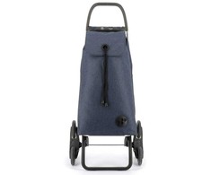 Rolser I-max Tweed 6l vežimėlis su 6 ratais, laiptams, 43l, tamsiai mėlynas