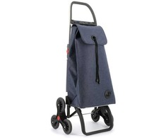 Rolser I-max Tweed 6l vežimėlis su 6 ratais, laiptams, 43l, tamsiai mėlynas