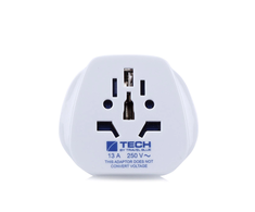 Blue Mėlyna TRAVEL Mėlynas PRZEJŚCIÓWKA ADAPTER UNIWERSALNA ŚWIAT -> SHUCKO