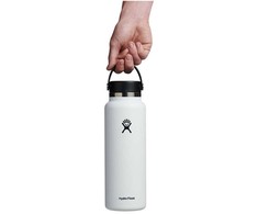 Hydro Flask Termo Butelis 1180 ml - Balta, Nerūdijantis Plienas