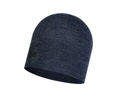 Mėlyna BUFF MERINO MIDWEIGHT BEANIE MELANGE NIGHT Mėlynas