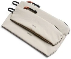 Cometic „Bellroy Lite Pouch Duo“ – dviejų kelionių organizatorių rinkinys (18 cm x 27 cm x 1,5 cm ir 8 cm x 23 cm x 6 cm) (pelenų spalvos)