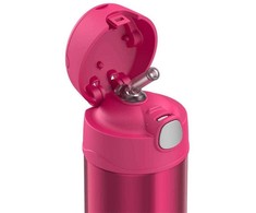 Thermos Vaikiškas termosas su šiaudeliais – rožinis