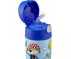 Termosas vaikams Thermos Funtainer su šiaudeliu - Piratas, 355 ml