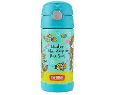 Termosas su šiaudeliu Thermos Funtainer vaikams, 355 ml
