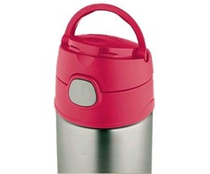 Thermos Vaikiškas termosas su šiaudeliais – rožinis