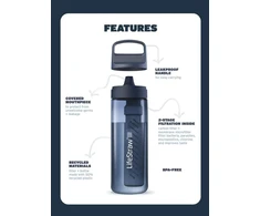 Gertuvė LifeStraw GO Series 650 ml Laguna teal