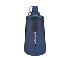 Gertuvė Life Straw Buteliukas su filtrem Peak Series Flex Squeeze Bottle 650ml - mountain mėlynas Uniwersalny