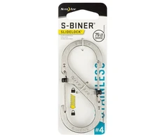 Nite Ize S- Biner SlideLock # 4 Nerūdijantis plienas (LSB4-11-R3)