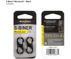 Nite Ize S- Biner MicroLock nerūdijančio plieno 2 vnt (LSBM-01-2R3)