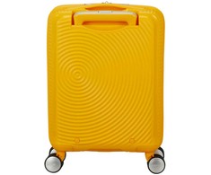 Kelioninis Mažas lagaminas American Tourister Soundbox Pastel Geltona 55cm, S, geltonas