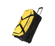 Travelite BASICS 70 cm juodas geltonas išskleidžiamas kelioninis krepšys