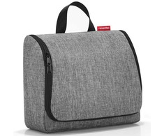Reisenthel kosmetyczka toiletbag XL twist sidabrinis