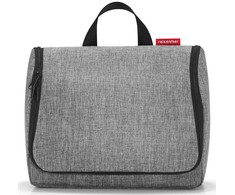 Reisenthel kosmetyczka toiletbag XL twist sidabrinis