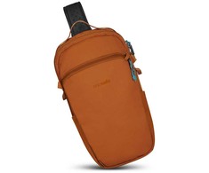 Vienos peties kuprinė, krepšys Pacsafe ECO 12L su RFID apsauga nuo vagysčių, oranžinė spalva
