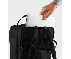 Fjällräven Kanken kuprinė juoda poliamidas, polipropilenas (PP), vinilonas