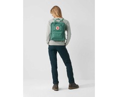 Fjallraven Kanken miesto kuprinė - ochros/konfeti raštas