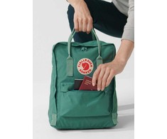 Fjallraven Kanken miesto kuprinė - ochros/konfeti raštas