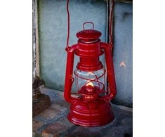 Feuerhand Žibintas Firehand Stormlantern Eternity, raudonas