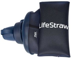 Gertuvė Life Straw Buteliukas su filtrem peak squeeze 1l-mountain mėlynas