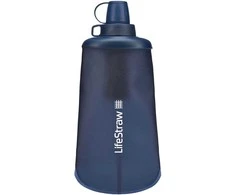 Gertuvė Life Straw Buteliukas su filtrem Peak Series Flex Squeeze Bottle 650ml - mountain mėlynas Uniwersalny