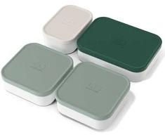 Monbento extra pojemniki do lunchboxa 4 sztuki Žalias
