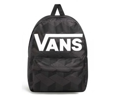 Vans Old Skool Drop V 22 L Juoda/Asfaltinė Miesto Mokyklinė Kuprinė - VN000H4ZKOU1