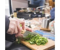 Švedija Primus Fieldchef Knife juodas peilis