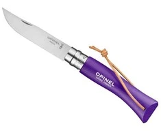 Opinel Trekking Nr 7 nerūdijančio plieno peilis, violetinis