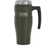 Thermos termokubilas su rankena, 470ml, armijos žalias