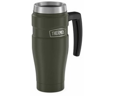 Thermos termokubilas su rankena, 470ml, armijos žalias