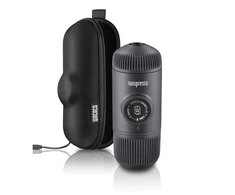 Rankinis maltos kavos aparatas su dėklu Wacaco Nanopresso, Pilkas
