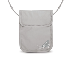 Kaklo piniginė Pacsafe Coversafe X75 su RFID apsauga nuo vagysčių, pilka spalva