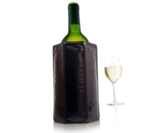 Vacu Vin Active vyno šaldytuvas 1 litras 14,5 x 17 cm juodas chromas