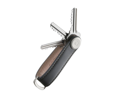 Orbitkey Leather Key Organizer raktų pakabukas, pilkas